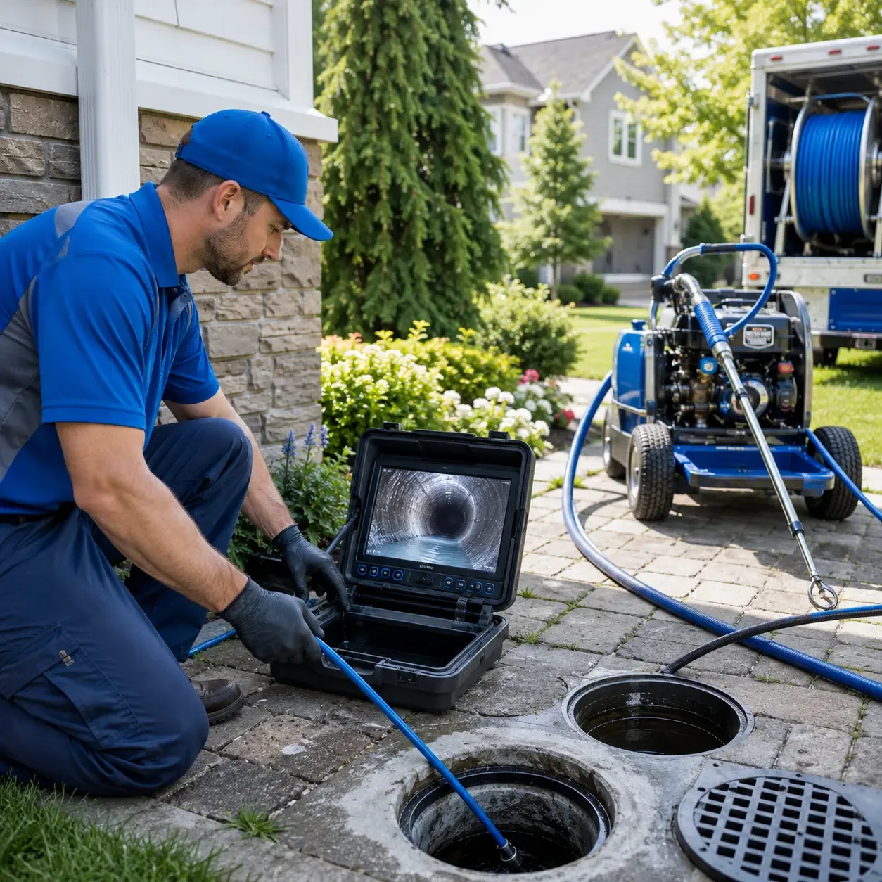Outdoor drain cleaning professionals serving Green, OH